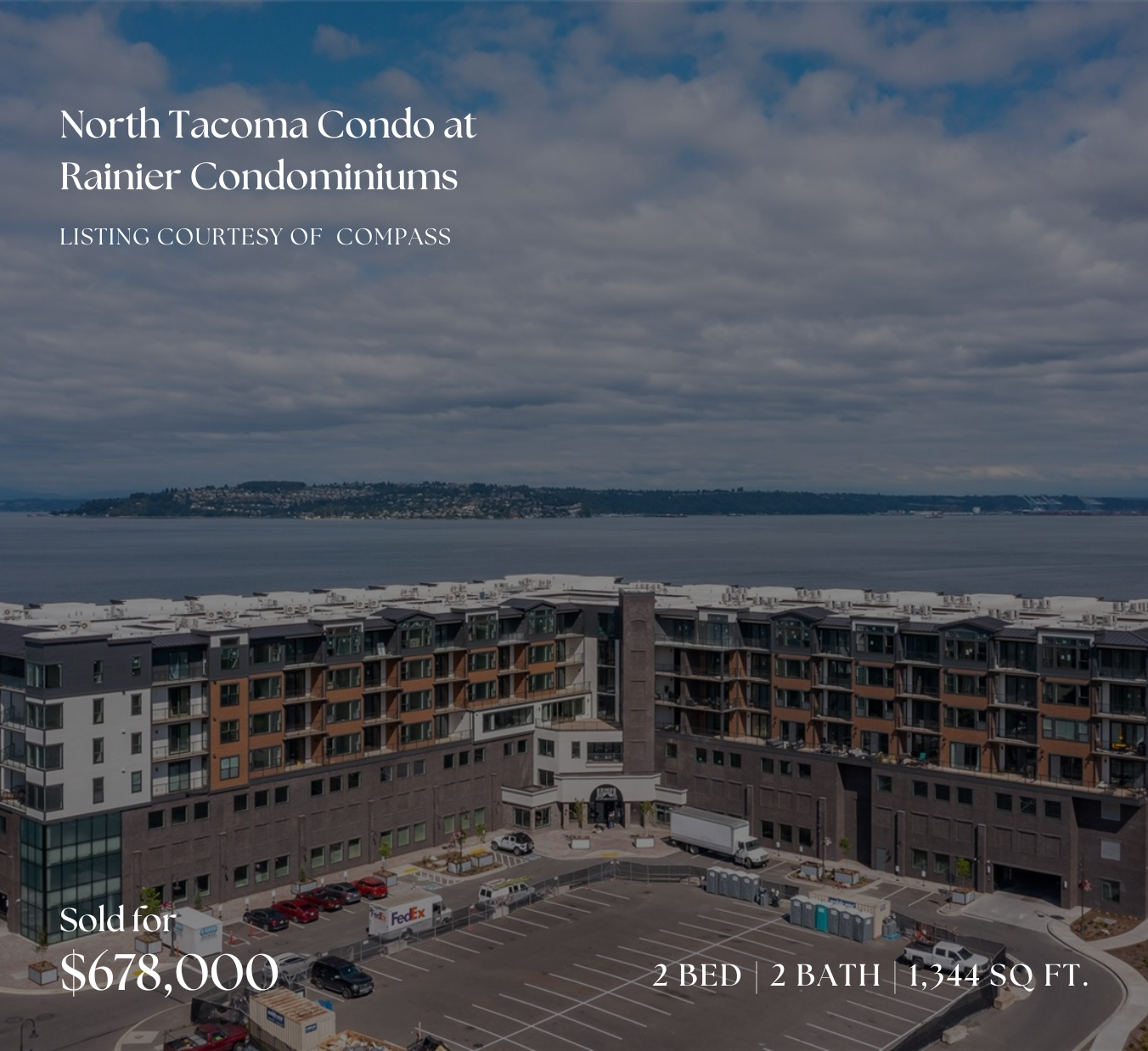 North Tacoma Condo at Rainier Condominiums