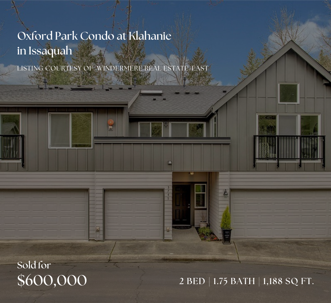 Oxford Park Condo at Klahanie in Issaquah